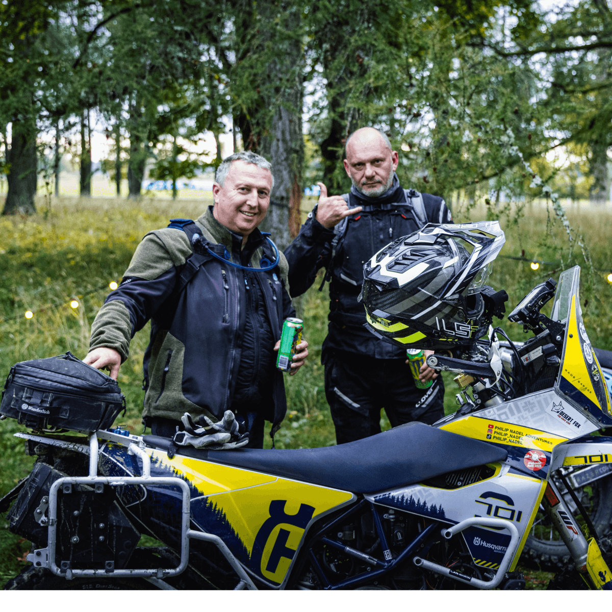 Filips und Vladimirs - Guides at Enduro Latvia